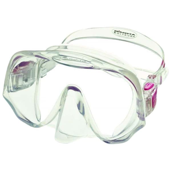 Atomic Aquatics Rammeløs Dykning M M Spørge Transparent,Rosa