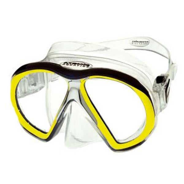 Atomic Aquatics Dykkermaske Subframe Transparent,Gul
