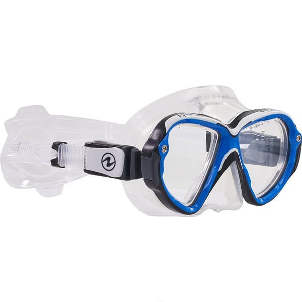 Aqualung Maske Reveal Ultrafit Transparent,Blå S
