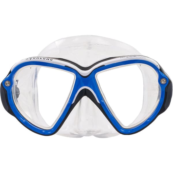 Aqualung Maske Reveal Ultrafit Transparent,Blå S