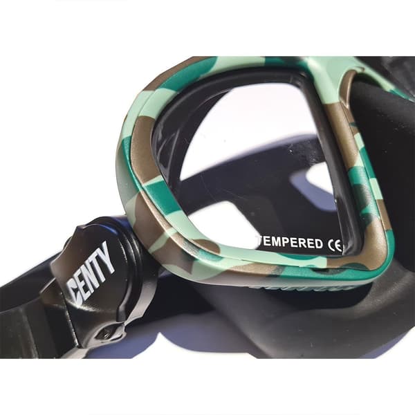 Denty Spearfishing Maskera Camo Grönt