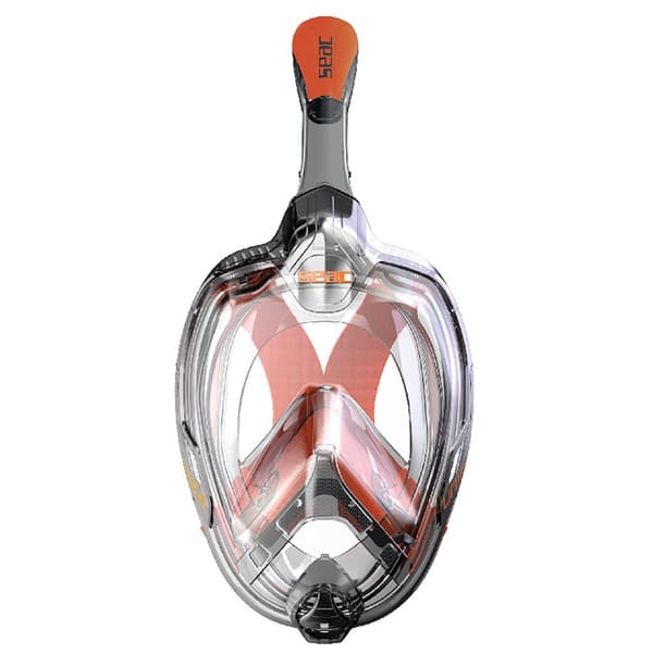 Seacsub Mask Simpukka Granfacial Unica Musta L-XL