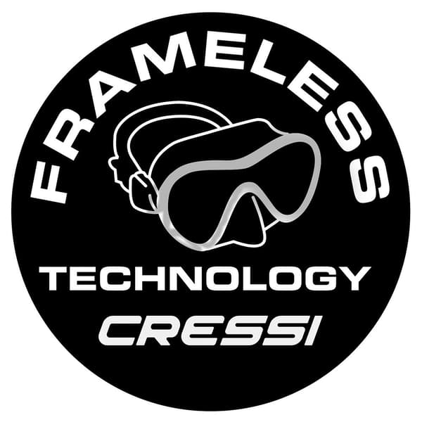 Cressi Rammeløs Dykkermaske F1 Rosa