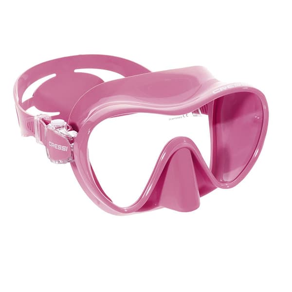 Cressi Rammeløs Dykkermaske F1 Rosa
