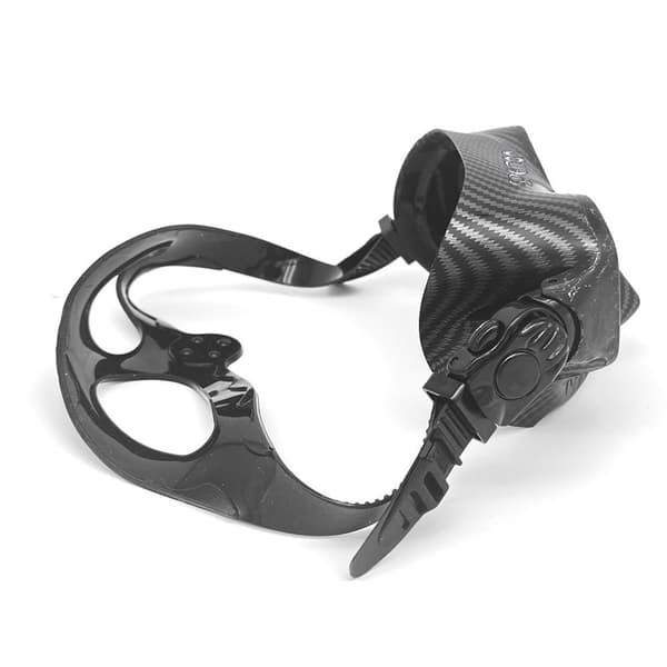 Spetton Storm Silicone Harpunfiskeri Maske Sort
