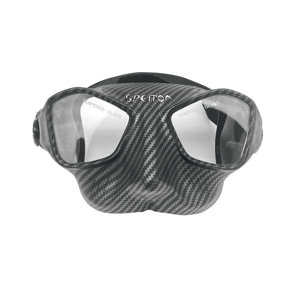 Spetton Storm Silicone Harpunfiskeri Maske Sort