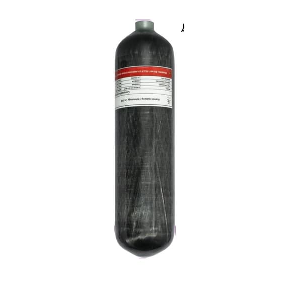 Korkeapainesukellusvaruste, hiilikuitumateriaali, 4500Psi kapasiteetti, 3L, hiilikuitu 3L