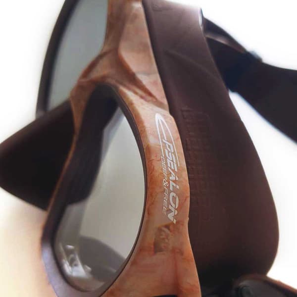 Epsealon Fat Strap Horus Harpunfiskeri Maske Brun