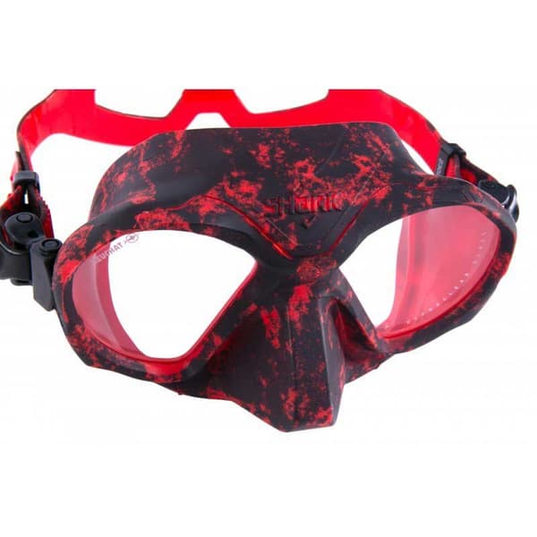 Beuchat Shark Spjutfiske Mask Röd