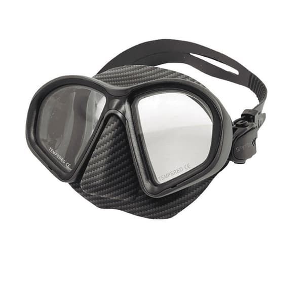 Spetton Mattblack Silicone Dykkermaske Sort