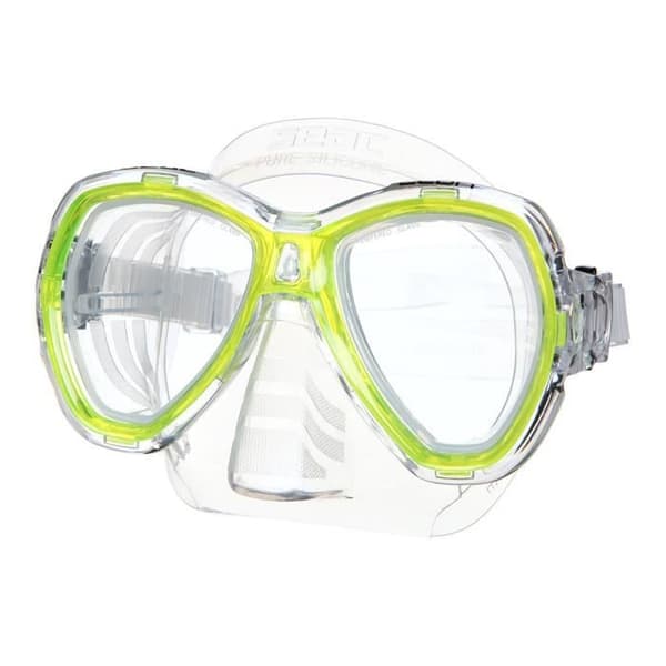 SEAC Elba Diving Mask - Vuxen - Gul