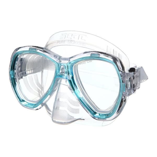 SEAC Elba Dykmask - Vuxen - Turkosblå