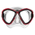 Miniatyrbild 2 av 2: SEAC Symbol Mono-Lens Dykmask, Tillverkad i Italien Unisex-Vuxen, Transparent-Röd, Standard