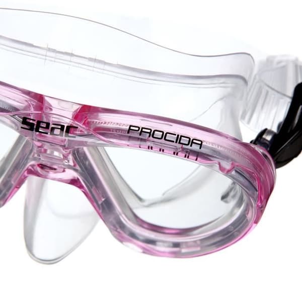 SEAC Procida Silter Clear Diving Mask - Junior / Child - Pink