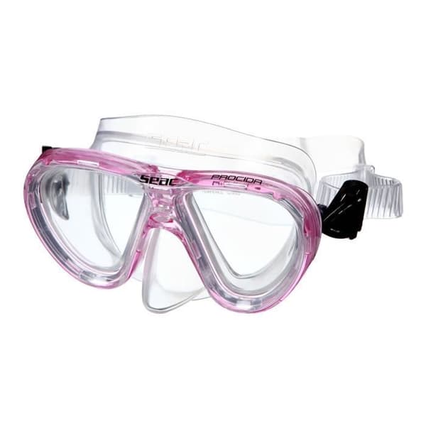 SEAC Procida Silter Clear Diving Mask - Junior / Child - Pink