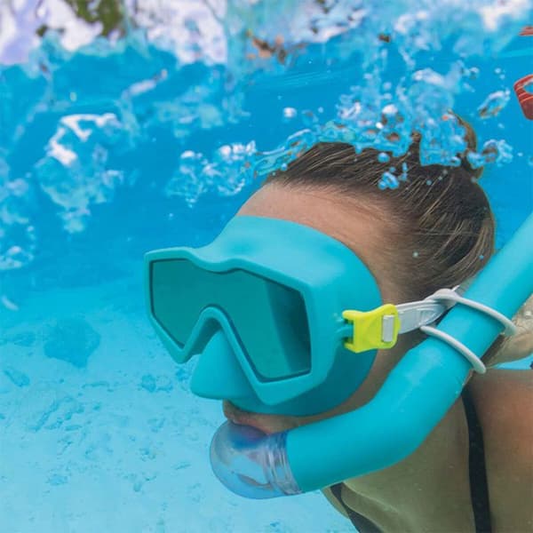 Bestway Adult Mask och Tub Set Anatomisk rem i olika färger +14 år Strand och pool 24071