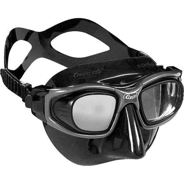 Cressi Minima Svart spjutfiskemask - Vuxen - Unisex - Svart