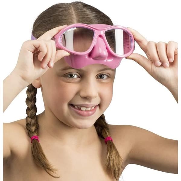 Cressi Sub S.p.A. Moon Kid Colorama Dyka mask för barn rosa-lila enfärgad