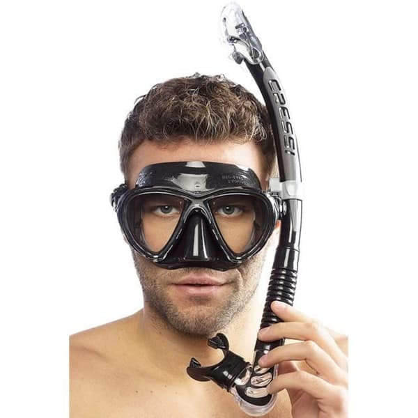Cressi - Snorkelset; dykmask + snorkel