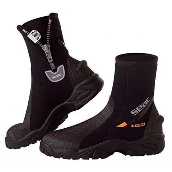 SEAC Pro HD 6mm Scuba Diving Neopren Hard Sole Boot M