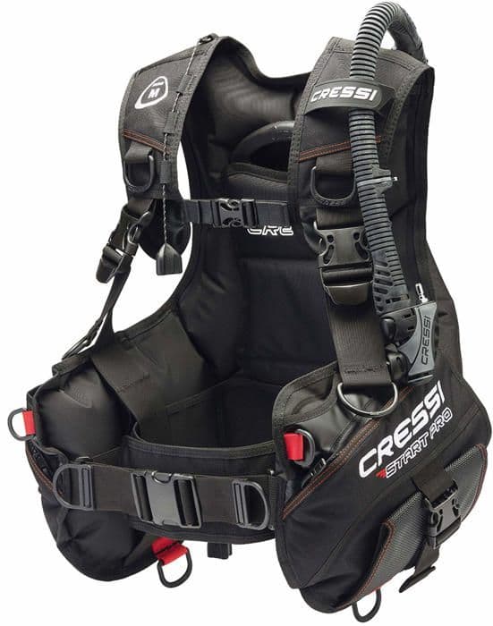 Dykglasögon - Cressi dykmask - IY721814 - Start Pro Scuba Set-Din dykning Unisex