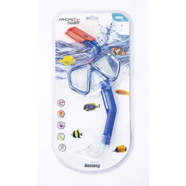 BESTWAY Dykmask + Snorkel Set - Barn - 2 olika färger