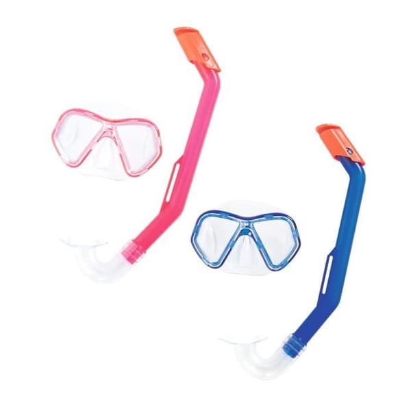 BESTWAY Dykmask + Snorkel Set - Barn - 2 olika färger