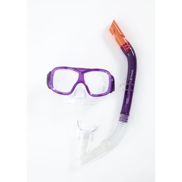 BESTWAY Dykarsset med mask och snorkel för junior - 2 matchande färger