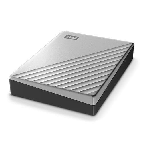 WD My Passport Ultra 1TB Silver USB-C/USB3.0 HDD 2.5inch Metal finish RTL portable extern