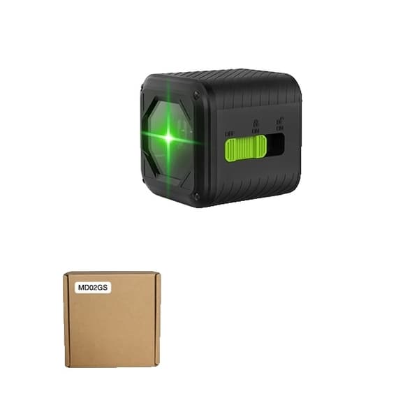 Niveau Laser, Selvnivellerende, Grøn og Rød Krydslaserlinjer