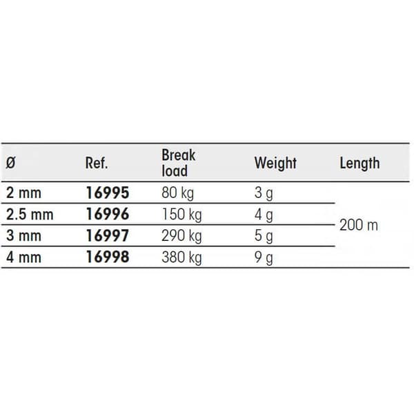 Xm Yachting Reb 200 M Hvid 2.5 mm