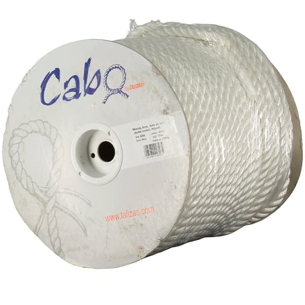 Lalizas 100 M 3 Strand Double Braided Rope Vit 16.0 mm
