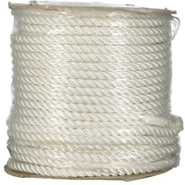 Lalizas 100 M 3 Strand Double Braided Rope Vit 16.0 mm