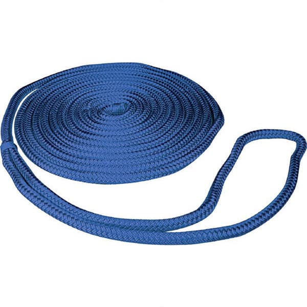 Seachoice Double Braid Dock Rope 4.6 M Blå 1/2´´
