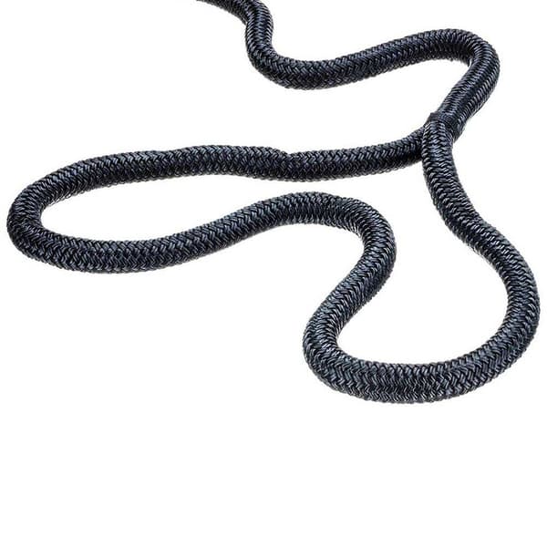 Seachoice Double Braid Dock Rope 7.6 M Svart 3/4´´