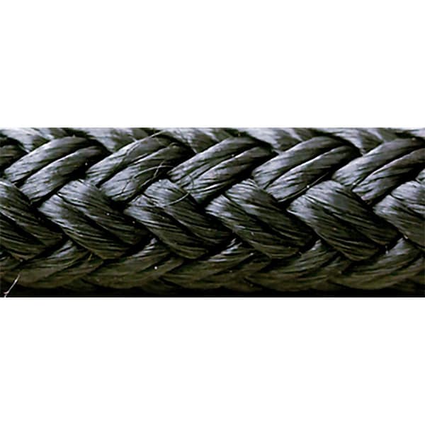 Seachoice Double Braid Dock Rope 7.6 M Svart 3/4´´