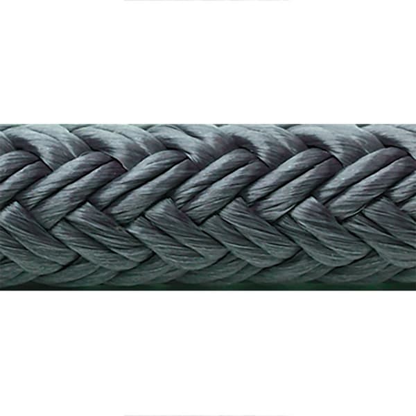 Seachoice Dock Line 16 Mm Double Braided Nylon Rope Grå 7.6 m