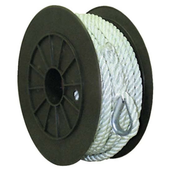 Seachoice Anchor Line 3 Strand Braided Nylon Rope Vit 9 mm x 30 m