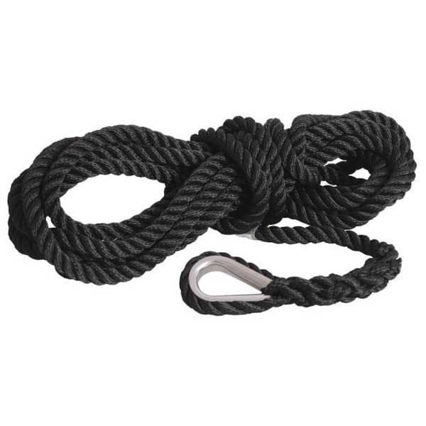Gleistein Ropes Fortøjningsreb 8 M Sort 14 mm