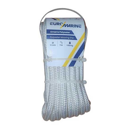 Euromarine Polyester Fortøjningsreb Med Rustfrit Stål Rebbeskyttelse 11 M  16 mm