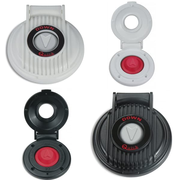 Ankerspil fodkontakt sort, top