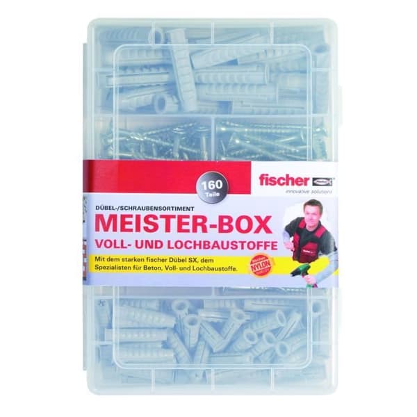 Expansionsankare - FISCHER - SX - 160 stycken - Nylon - Med skruvar