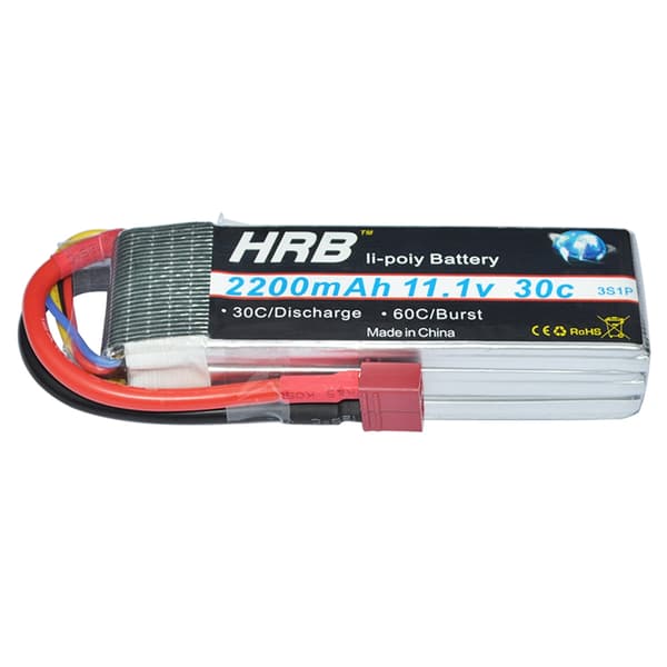 Lipo-batteri, 2200mAh, 30C