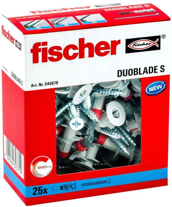 Ankel - FISCHER - DUOBLADE S - Bi-material - Paket med 25 st