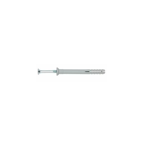 100 st polyamidproppar med ringad spik med försänkt huvud 6 x 35 mm (D. 6 mm) - TCCA06035 - Index