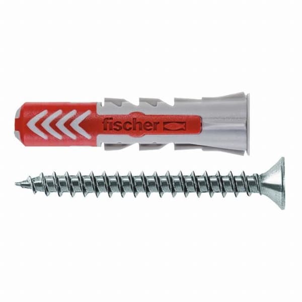 FISCHER - DuoPower 8x40 mm ankare i helt material med skruvar - Låda med 50 st