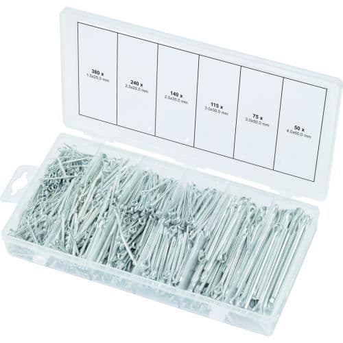 KS Tools Set med saxstift 1000 st 1,5x25-4x60 mm