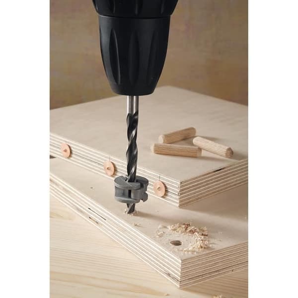 WOLFCRAFT 4 Centreringsstift för dymlingar - Ø 6 mm