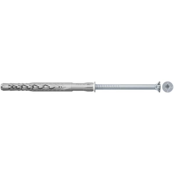 Långskaft - Fischer R 88551 - Vit - 100 mm 8 mm - 50 st.