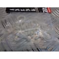 Miniatyrbild 2 av 4: påse med 10 x genomskinlig vit plastknut wire pass diam 15mm fixering elektrisk ledningsmatta TT-15 bihr 891391